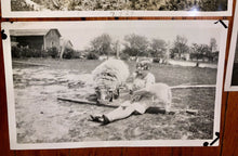 Load image into Gallery viewer, Lot of SIX 8x5 Photos Flapper Women Girl on Farm Man with Car Los Angeles 1920s