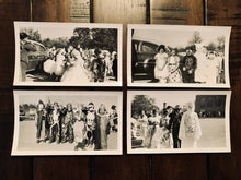 Load image into Gallery viewer, Vintage Halloween Costume Snapshot Photos Cats & Skeleton Masks