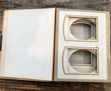 Load image into Gallery viewer, Large Antique BIRDS Design Leather Victorian Cabinet & CDV Photo Album 61A Empty