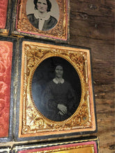 Load image into Gallery viewer, antique photo lot daguerreotype & tintypes of women