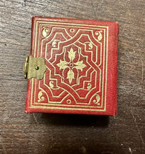 Load image into Gallery viewer, A+ Condition! Miniature Red Leather Fairy Album + Some Gem Tintype Photos 1860s
