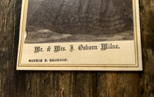 Load image into Gallery viewer, Civil War Veteran, Photographer John Milne 1860s Self Portrait, Trade Card Photo