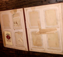 Load image into Gallery viewer, Victorian Sewn Flower Cover Album 1860s CDV Tintype Cabinet Card