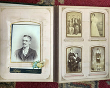 Load image into Gallery viewer, Antique Album Mix 74 CDV Tintype Cabinet Card Other Photos Military / Soldiers