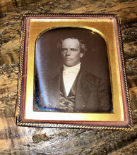 Load image into Gallery viewer, Lot Of Two Daguerreotype Photo 1840s, 1850s 1/4 Painting + Sealed 1/6 Man