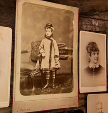 Load image into Gallery viewer, 1800s / antique cabinet card CDV and tintype photo lot 1860s and later