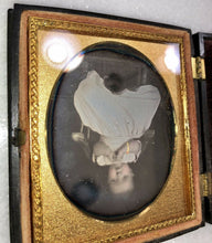 Load image into Gallery viewer, Baby Wearing Painted Gold Bangle by Anson New York / Union Case, 1/6 Plate Dag