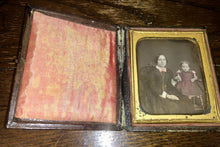 Load image into Gallery viewer, 1/6 Daguerreotype Pretty Woman & Her Daughter Little Girl in Tinted Red Dress!