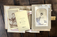 Load image into Gallery viewer, Photo Album 1860s 1870s CDV Photos African American Girl, Maryland Photographer