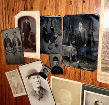 Load image into Gallery viewer, antique photo lot ID'd people kansas missouri iowa 1800s 1900s tintype cdv