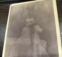 Load image into Gallery viewer, Spirit Photography CDV by Mumler - Ghost Baby! and Coffin?