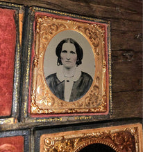 Load image into Gallery viewer, antique photo lot daguerreotype & tintypes of women