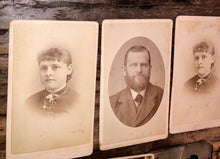 Load image into Gallery viewer, 1800s / antique cabinet card CDV and tintype photo lot 1860s and later