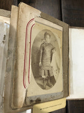 Load image into Gallery viewer, Photo Album 1860s 1870s CDV Photos African American Girl, Maryland Photographer