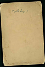 Load image into Gallery viewer, ID'd Banner Lady Holding a Flour Advertising Sign / Kansas 1880s 1890s