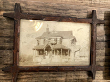 Load image into Gallery viewer, Lot of 7 Antique Victorian Era Picture Wood Wall Frames inc Photo of House 1800s