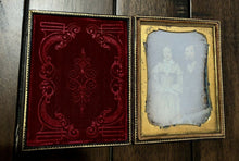 Load image into Gallery viewer, 1/4 Dag Handsome Goatee Man & Woman Long Hair Curls & Eyeglasses - Sealed