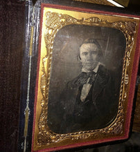 Load image into Gallery viewer, Rare 1/4 Daguerreotype Famous Musician Violin Player Ole Bull Wisconsin 1850s