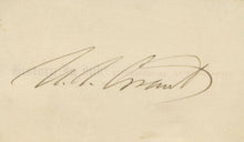 Load image into Gallery viewer, Original CDV Photo Civil War General U.S. Grant Possibly Signed Autograph 1860s