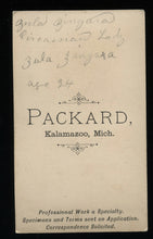 Load image into Gallery viewer, Zula the Snakecharmer Holding a Large Snake Round Neck Antique Sideshow Photo