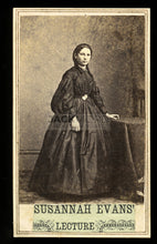 Load image into Gallery viewer, Miss Susannah Evans Teenage Temperance Speaker 1860s CDV Photo Brady / Anthony