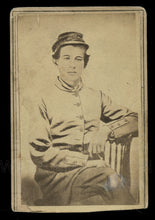 Load image into Gallery viewer, Very Rare CDV of Civil War Soldier Eugene Trask - Killed by Indians 1863