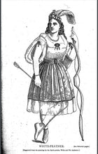 Load image into Gallery viewer, Rare Spirit Guide CDV of White Feather, Drawing by Wella & Pet Anderson