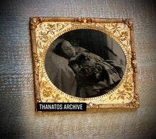 Load image into Gallery viewer, Post Mortem Photography Pretty Little Girl by Open Window Civil War 1860s Photo