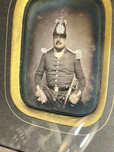 Load image into Gallery viewer, C1850 1/4 Daguerreotype French Infantry Officer in Original Wall Frame
