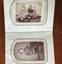 Load image into Gallery viewer, 1860s Photo Album With Civil War Soldier Generals Lincoln Minnesota CDV Tintypes
