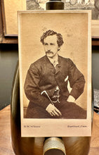 Load image into Gallery viewer, Lincoln Assassin John Wilkes Booth 1860s CDV Photo
