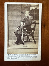 Load image into Gallery viewer, Civil War General Winfield Scott by Mathew Brady
