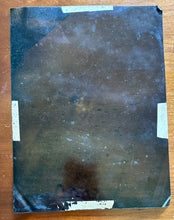 Load image into Gallery viewer, Full Plate Tintype Woman In Profile Painted Star In Long Hair Off Shoulder Dress
