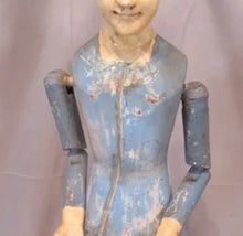 Load image into Gallery viewer, Antique Cage Doll / Santos Wood Figure
