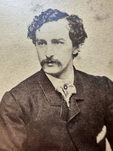 Load image into Gallery viewer, Lincoln Assassin John Wilkes Booth 1860s CDV Photo
