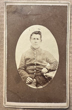 Load image into Gallery viewer, Civil War Soldier CDV Chatfield Minnesota Photographer 1860s

