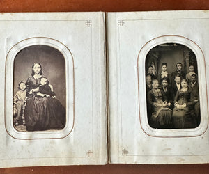 1860s/1870s Photo Album with CDV & Tintype + Civil War Soldier