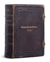 Load image into Gallery viewer, Important Photo Album / 50 CDVs of the 1870 Massachusetts Senate
