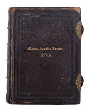 Load image into Gallery viewer, Important Photo Album / 50 CDVs of the 1870 Massachusetts Senate
