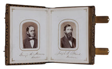 Load image into Gallery viewer, Important Photo Album / 50 CDVs of the 1870 Massachusetts Senate
