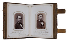 Load image into Gallery viewer, Important Photo Album / 50 CDVs of the 1870 Massachusetts Senate
