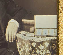 Load image into Gallery viewer, Rare 1/6 Daguerreotype ID'd Doctor with Medical Tools
