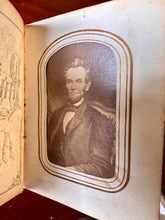Load image into Gallery viewer, 1860s Photo Album With Civil War Soldier Generals Lincoln Minnesota CDV Tintypes
