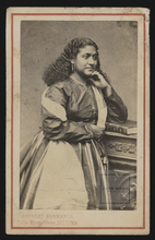 Load image into Gallery viewer, Rare 19th Century CDV Photo Ethnic / Mestiza Woman Lima Peru 1860s
