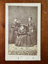 Load image into Gallery viewer, Mexican Sisters CDV Mexico Photographer with Inscription Dated 1871 Photo

