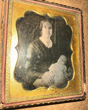 Load image into Gallery viewer, Woman &amp; Child, 1/6 Post Mortem Daguerreotype, Sealed,
