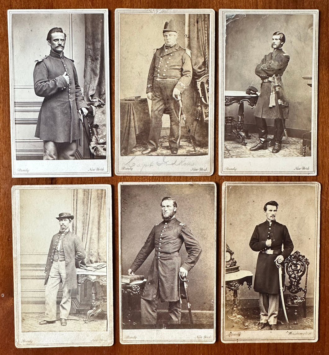Lot of Mathew Brady Civil War CDV Photos