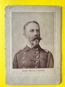REAR ADMIRAL WILLIAM T. SAMPSON / USN / SPANISH AMERICAN WAR