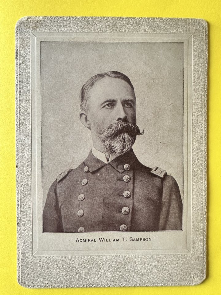 REAR ADMIRAL WILLIAM T. SAMPSON / USN / SPANISH AMERICAN WAR
