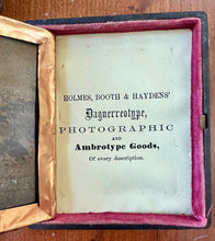 Load image into Gallery viewer, 1/6 &amp; 1/9 Tintypes in Union Cases Woman / Mother &amp; Boy(s)
